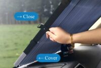 Rear window sunshade