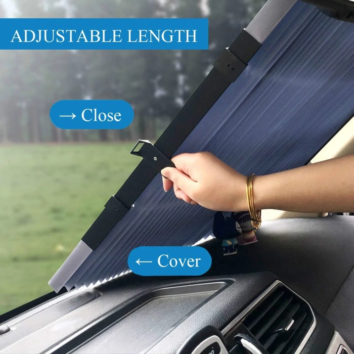 Rear window sunshade