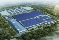 Renewable-powered auto plants