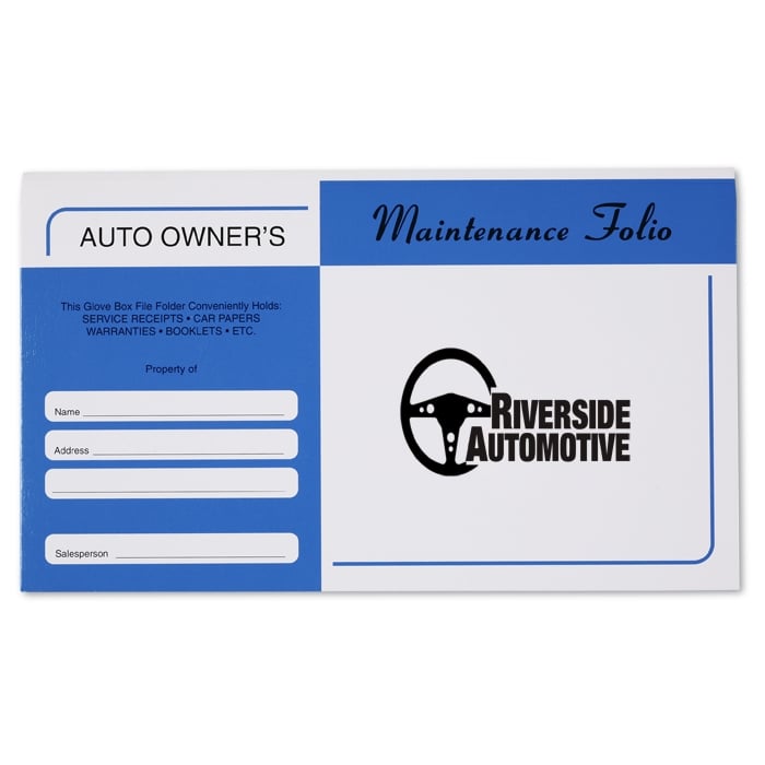 Auto Dealership Vehicle Paper Wallet Packets | US Auto Supplies | US ... Automotive document wallets