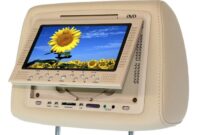 Headrest DVD player