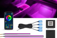 Aliexpress.com : Buy 4pcs/set multicolor Automotive Ambient Light Car ...