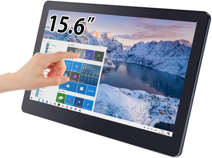 Hannspree HT161HNB Touchscreen monitor Energielabel: B (A - G) 39.6 cm ... Touchscreen dashboards