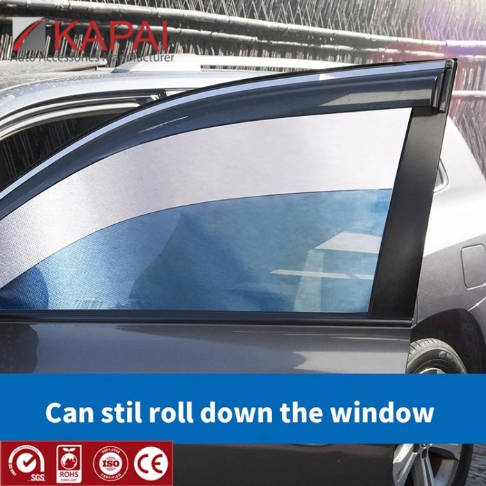 Rear window sunshade
