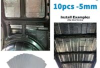 Noise-dampening car mat