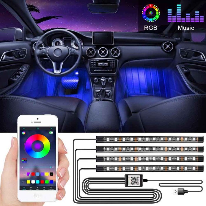 Car ambient lighting