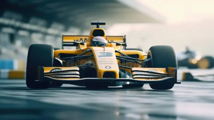 Race Car on the Race Track. Generative AI Stock Illustration ... Race Car on the Race Track. Generative AI Stock Illustration ...