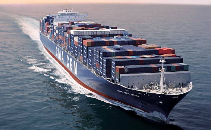 2560x1080px | free download | HD wallpaper: blue and white CMA CGM ...